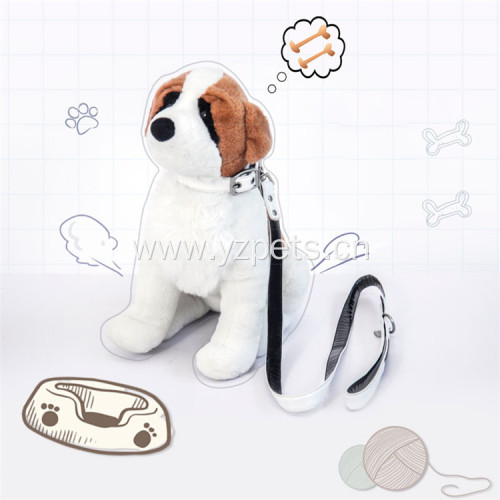 Wholesale PU Custom Logo Pet Dog Collars